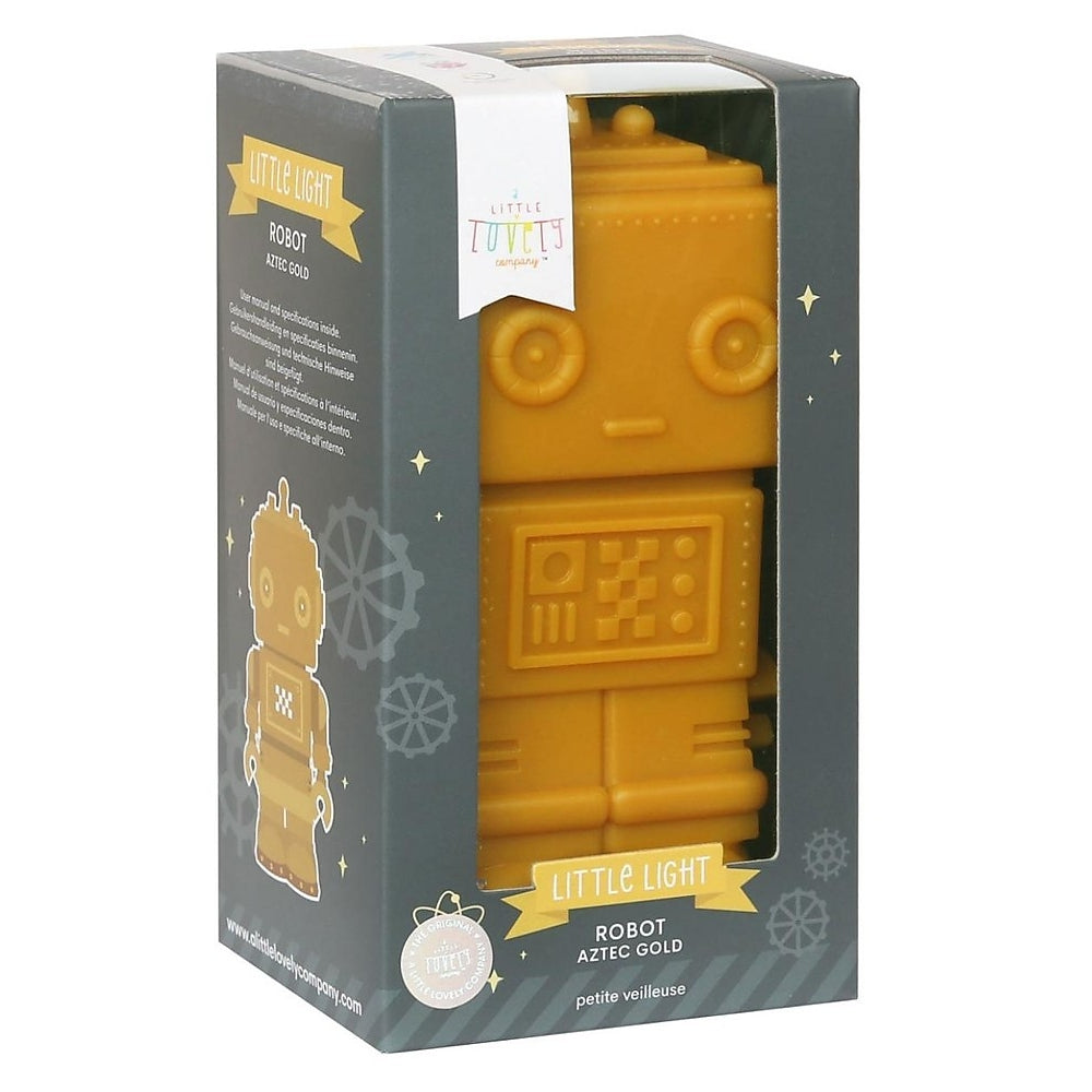 luce piccola led - robot - aztec gold