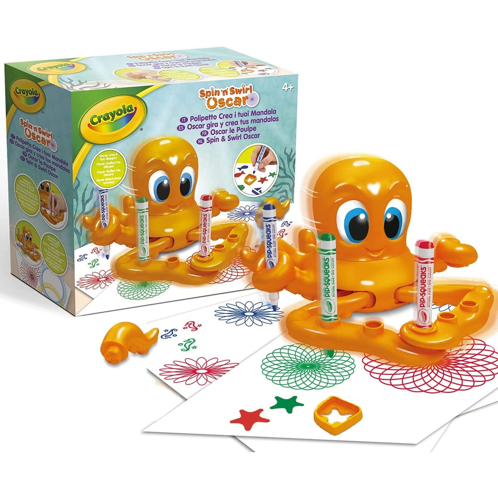 spin'n'swirl oscar - polipetto crea tuoi mandala