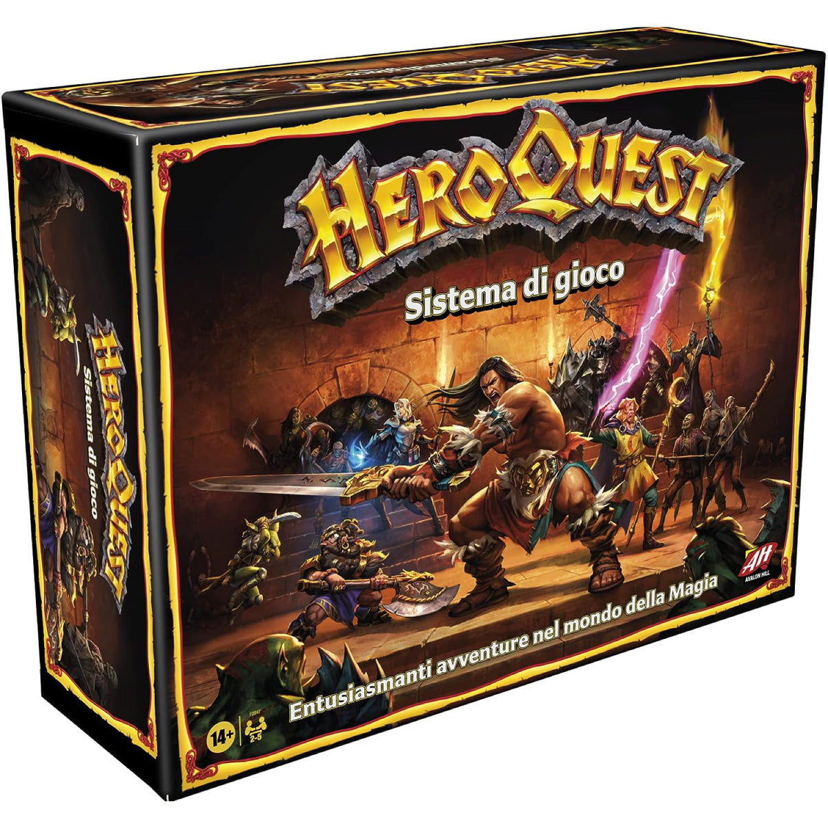 heroquest - sistema di gioco - scatola base