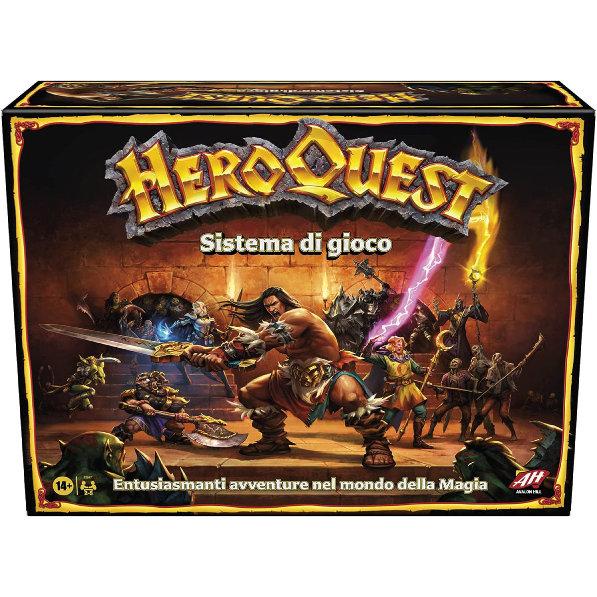 heroquest - sistema di gioco - scatola base