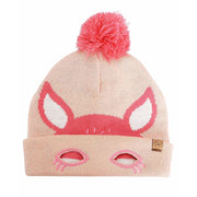 cappello invernale lavorato a maglia - cervo tg m-l 2-6 anni