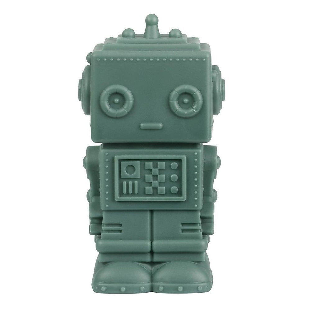 salvadanaio - robot - salvia scuro