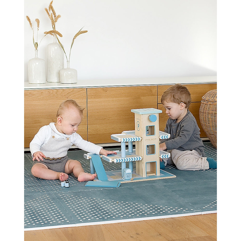 prettier playmats - tappeto gioco - earth verde acqua - 120x180 cm