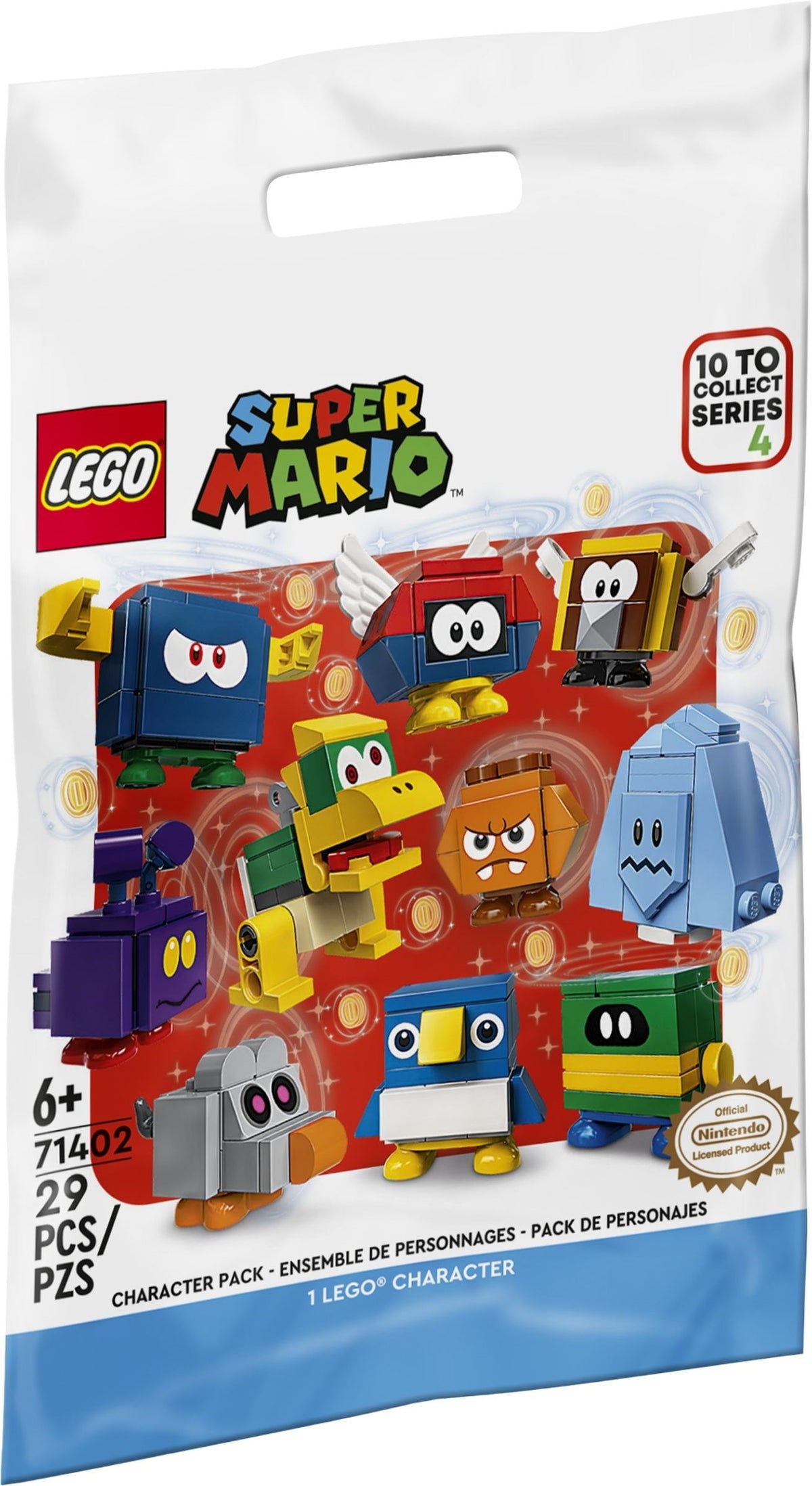 LEGO Super Mario 71402 pack personaggi super mario serie 4 bustina singola