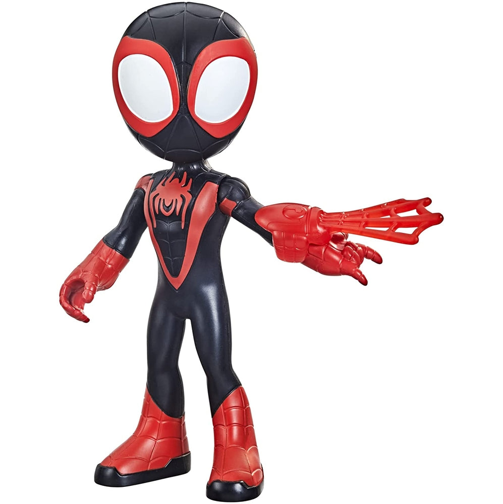 marvel spidey e i suoi fantastici amici - miles morales spiderman mega 25cm