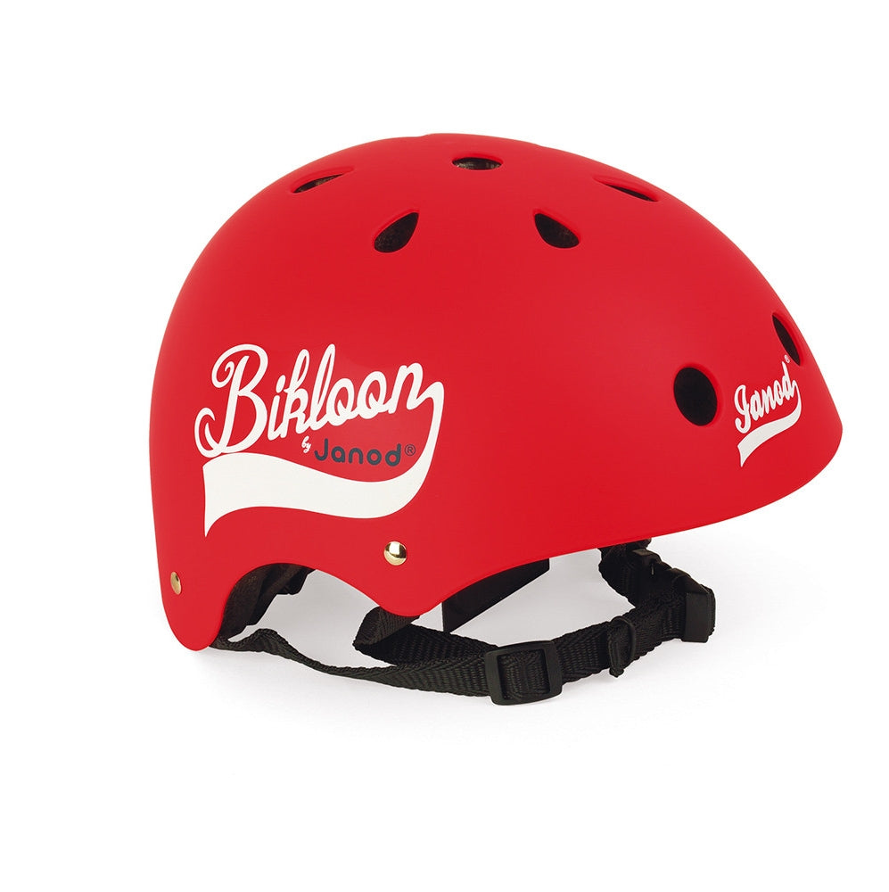 casco bicicletta protettivo rosso
