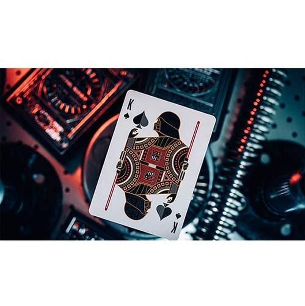 star wars dark side silver special edition - mazzo di carte da poker