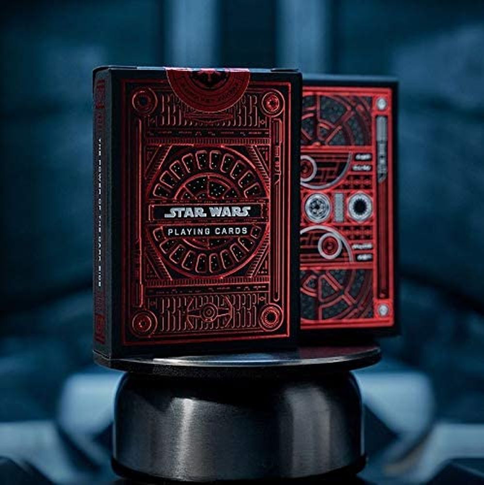 star wars dark side - mazzo di carte da poker e ramino