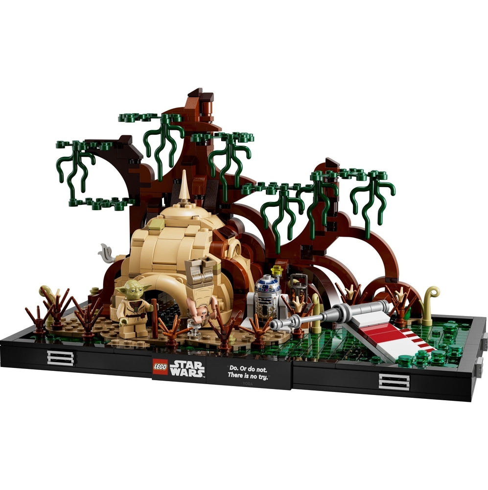 LEGO Star Wars 75330 diorama addestramento jedi su dagobah