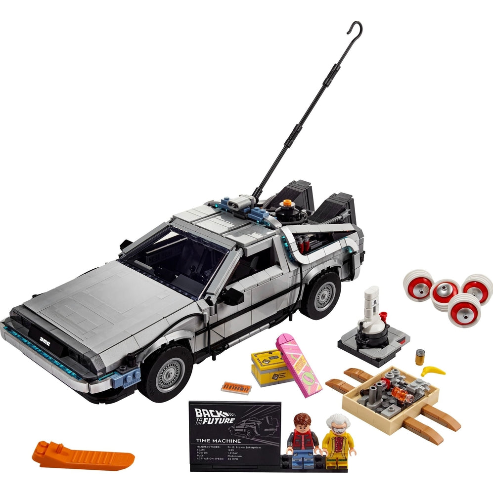 LEGO Icons 10300 macchina del tempo delorean ritorno al futuro