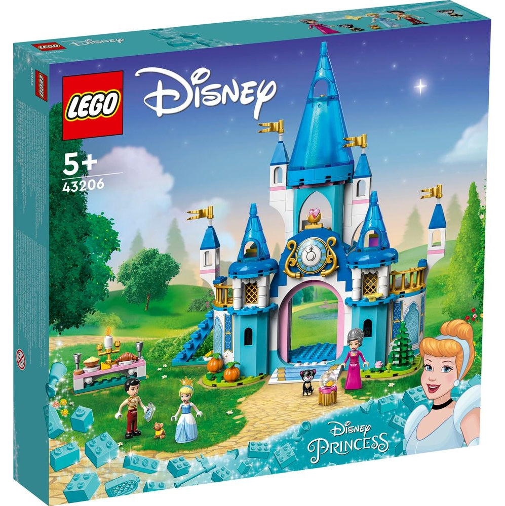 LEGO Disney Princess 43206 il castello di cenerentola e del principe azzurro