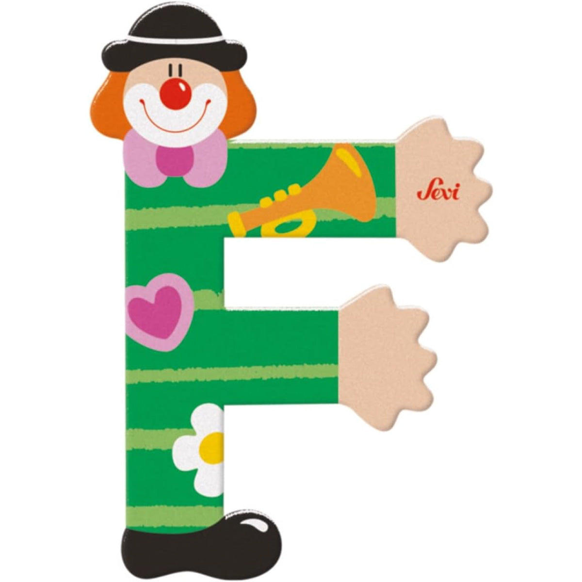 lettera f - clown