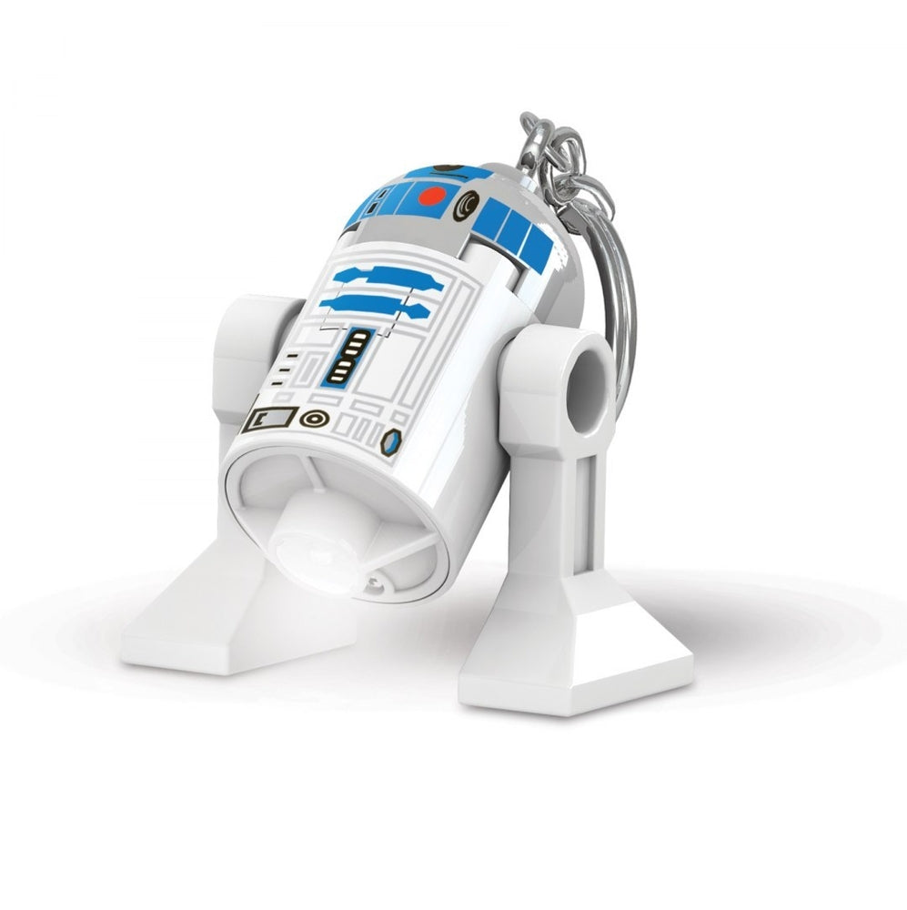 Gadget lgl-ke21h r2-d2 portachiavi con torcia led