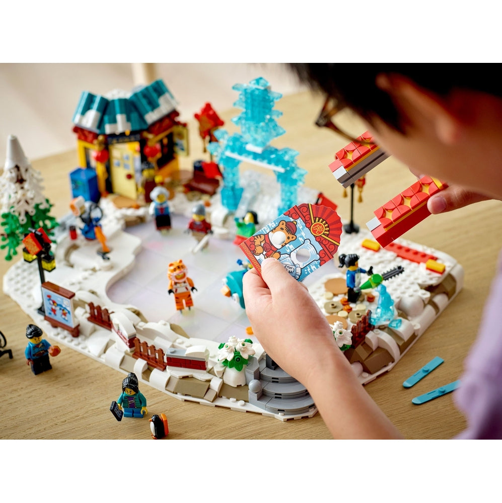 LEGO Chinese New Year 80109 festival del ghiaccio del capodanno lunare