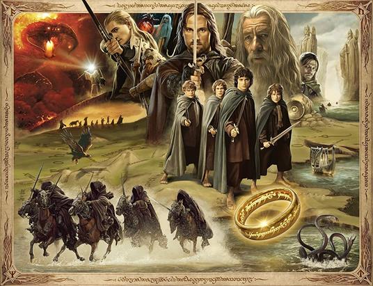 il signore degli anelli - la compagnia dell' anello - puzzle 2000 pezzi