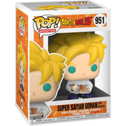 dragon ball z - gohan super saiyan with noodles 9cm - funko pop! 951