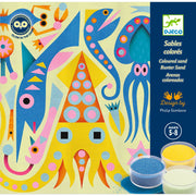 quadri con sabbia fosforescente - sea lights