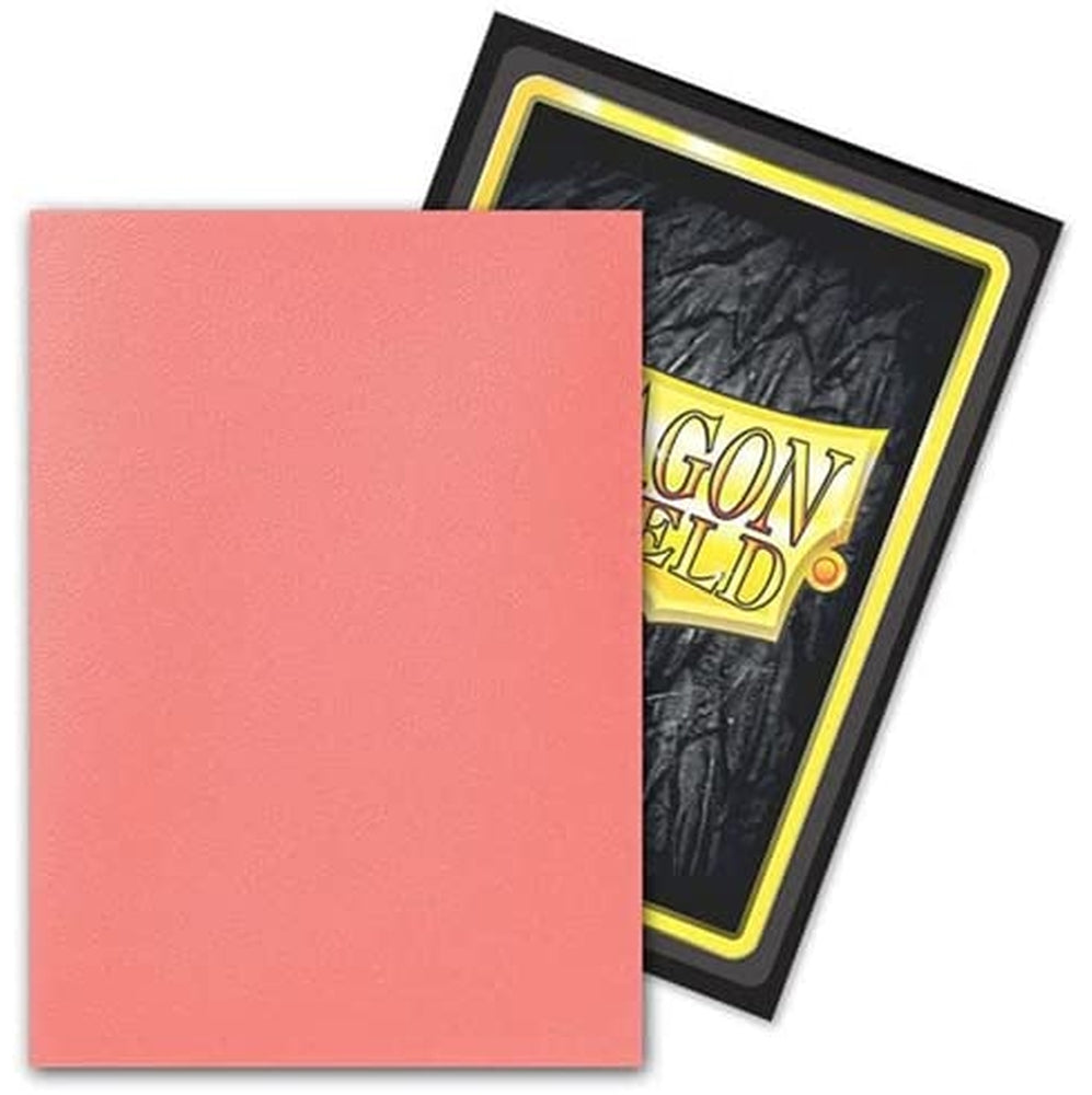 dragon shield standard sleeves - dual matte peach "piip" (100 bustine protettive)