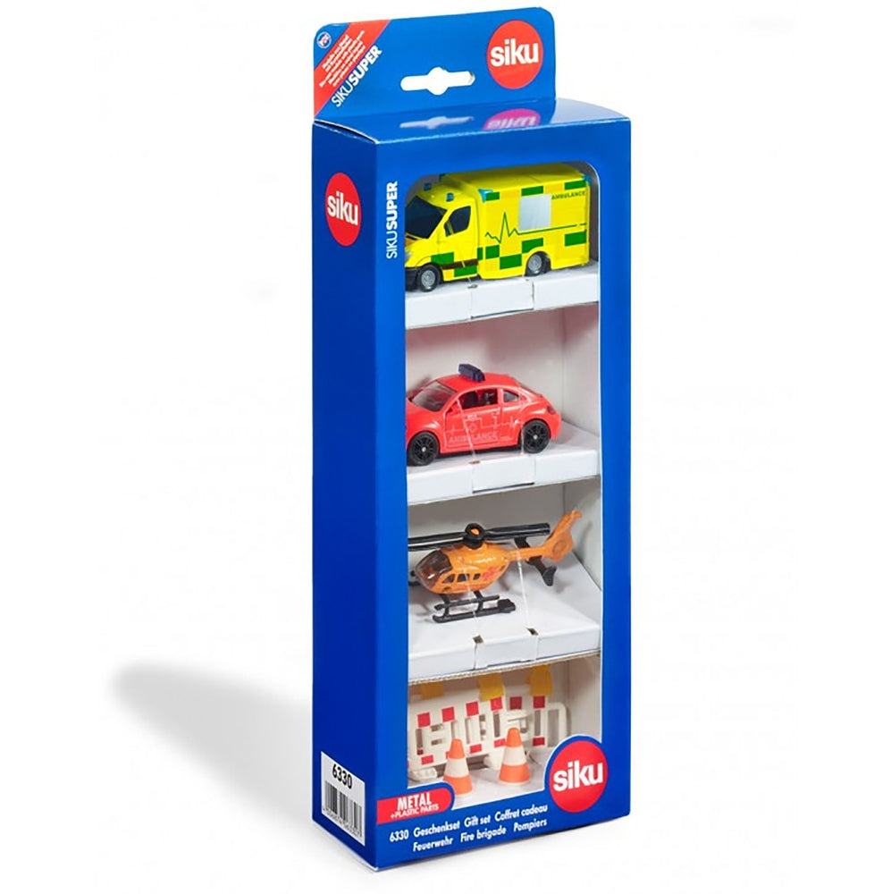 gift set 4 automezzi di salvataggio