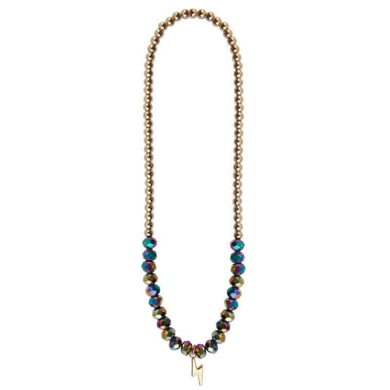 collana metallica saetta