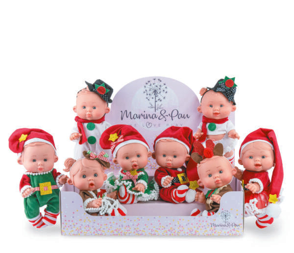 nenote christmas bambole newborn 28cm