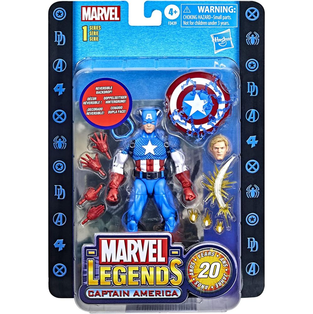 marvel legends - captain america 20° anniversario