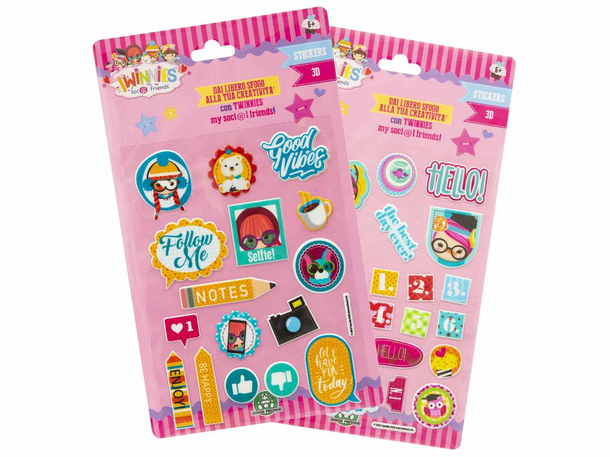 twinnies - sticker 3d