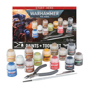 warhammer 40k - paints + tools set