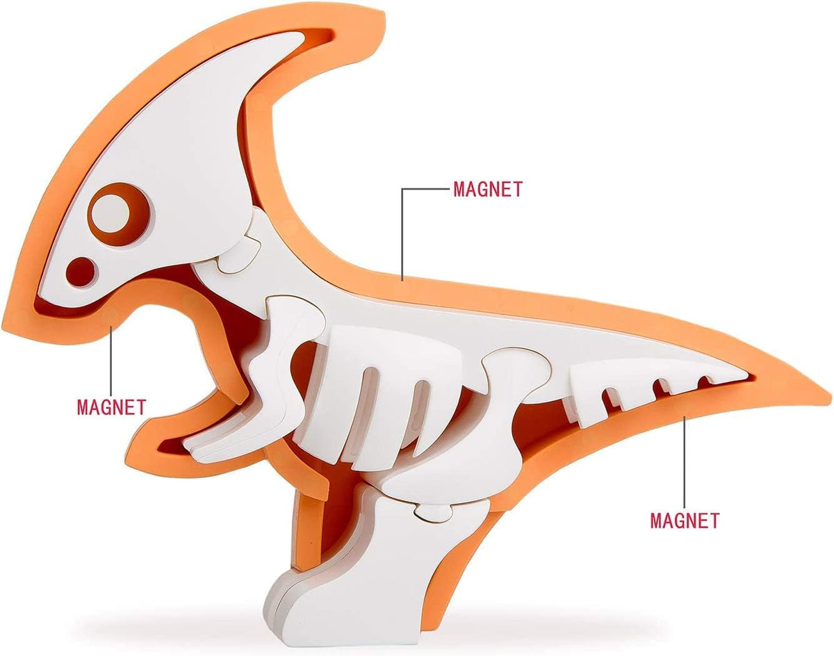 half toys - dino friends - parasaurolofo con diorama