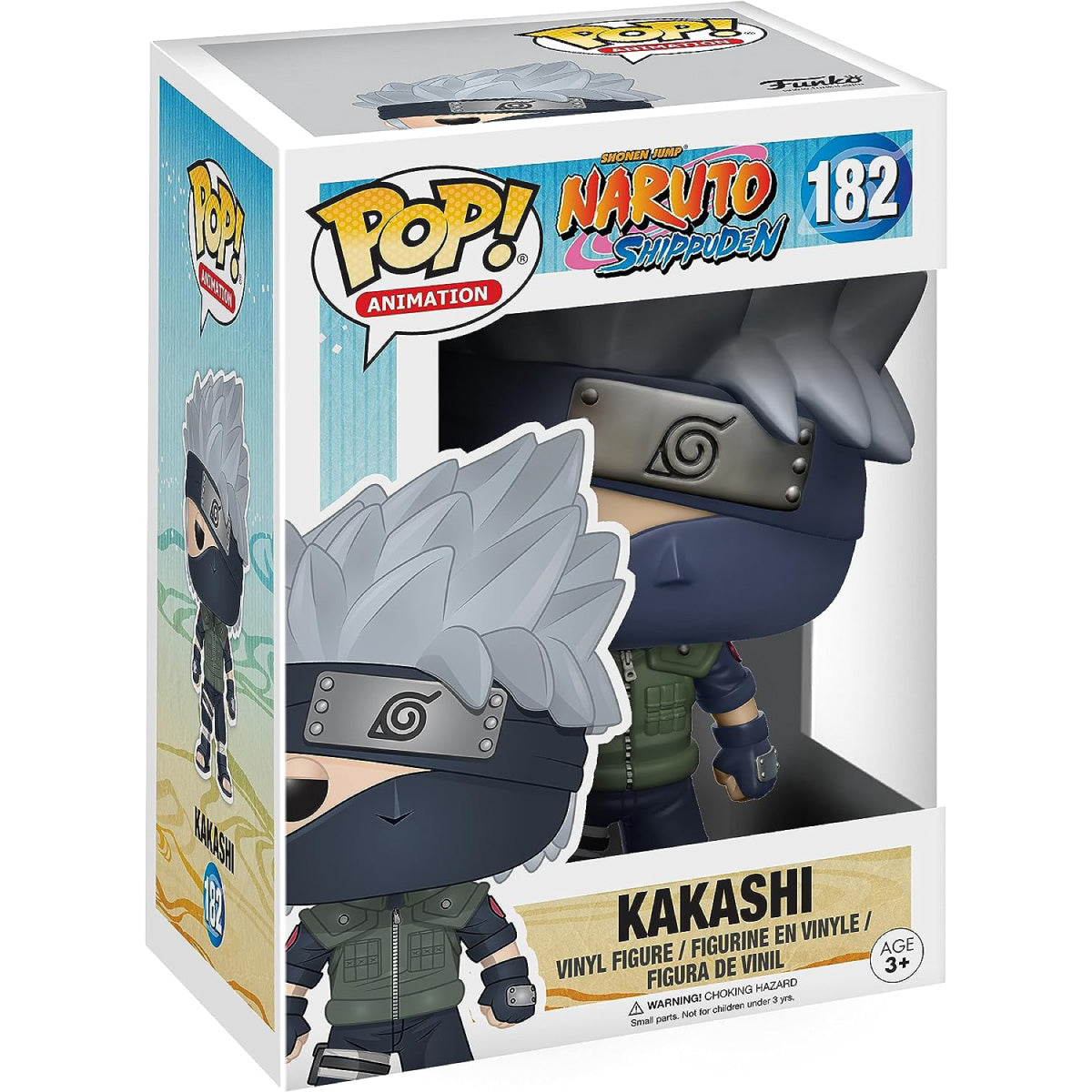 naruto shippuden - kakashi 9cm - funko pop! 182