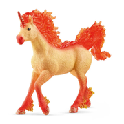 stallone di unicorno di fuoco elementale