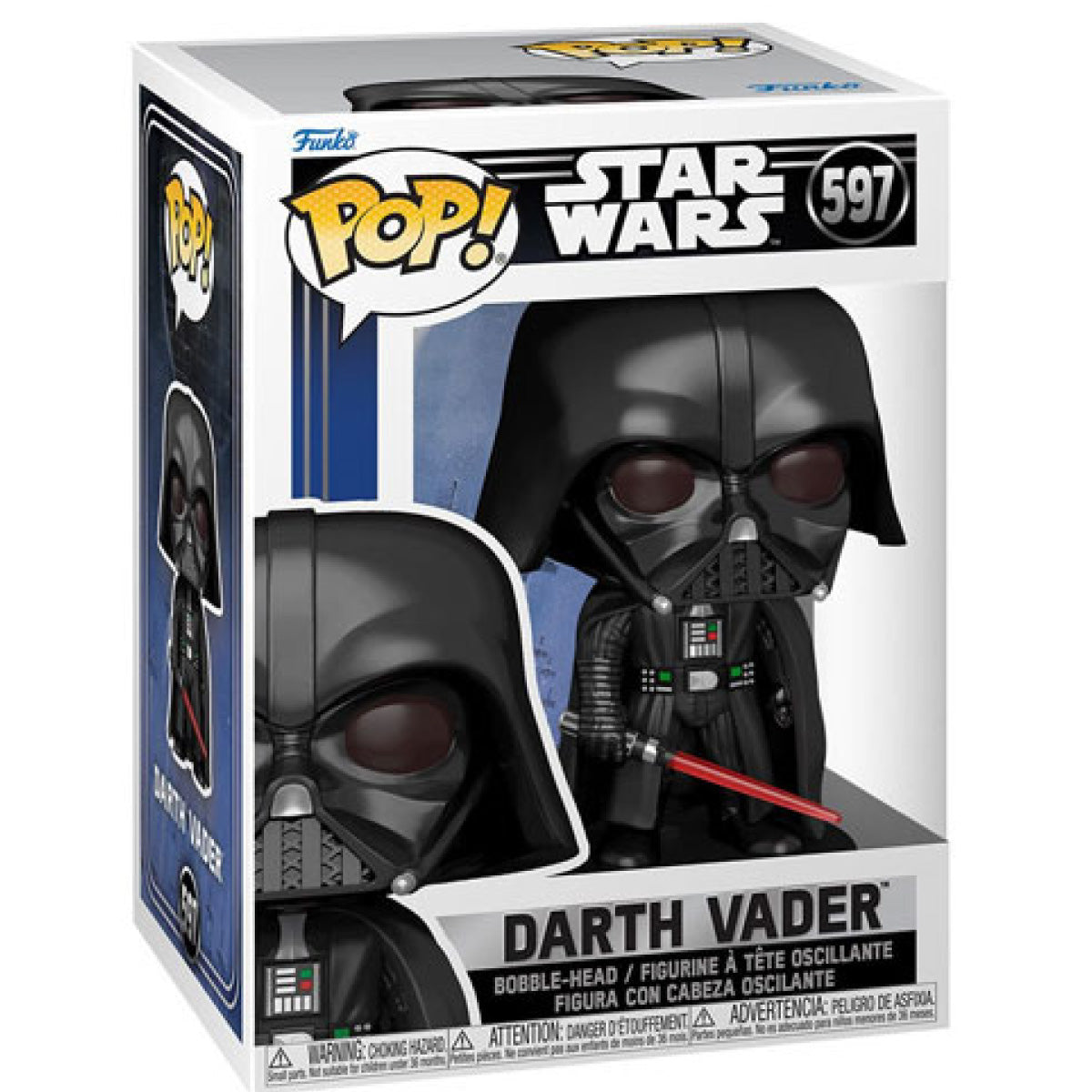 star wars: new classic - darth vader 9cm - funko pop! 597
