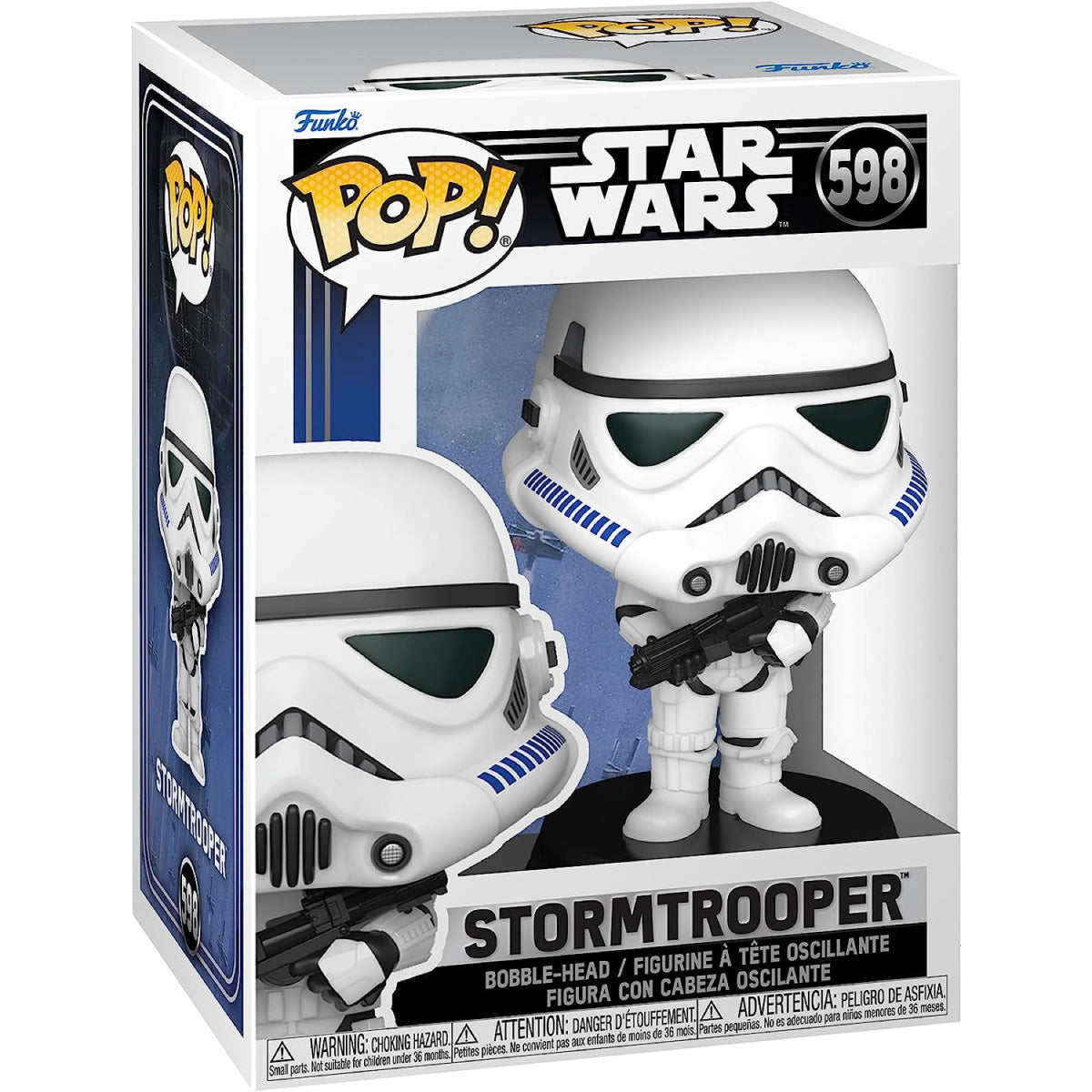 star wars: new classic - stormtrooper 9cm - funko pop! 598