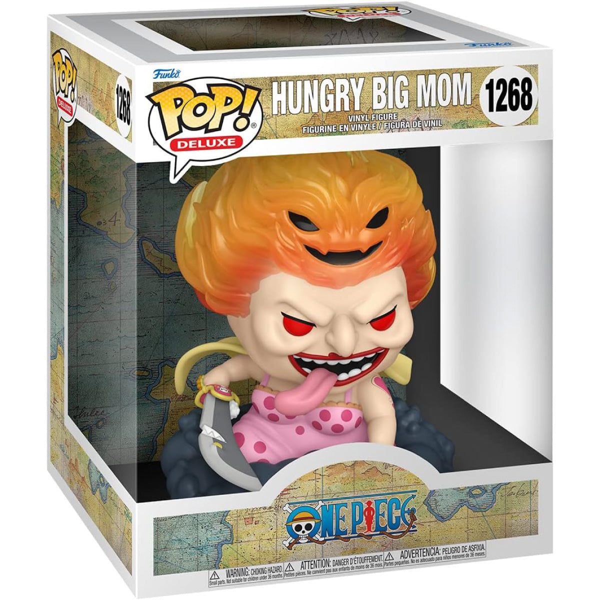 one piece - hungry big mom 25cm - funko pop! 1268 jumbo