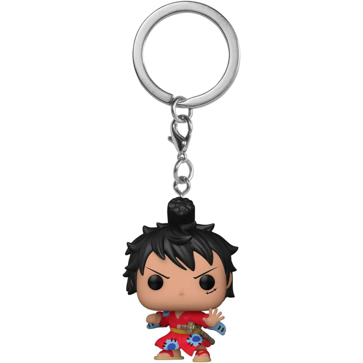 one piece - luffy in kimono 4cm - funko pocket pop! portachiavi