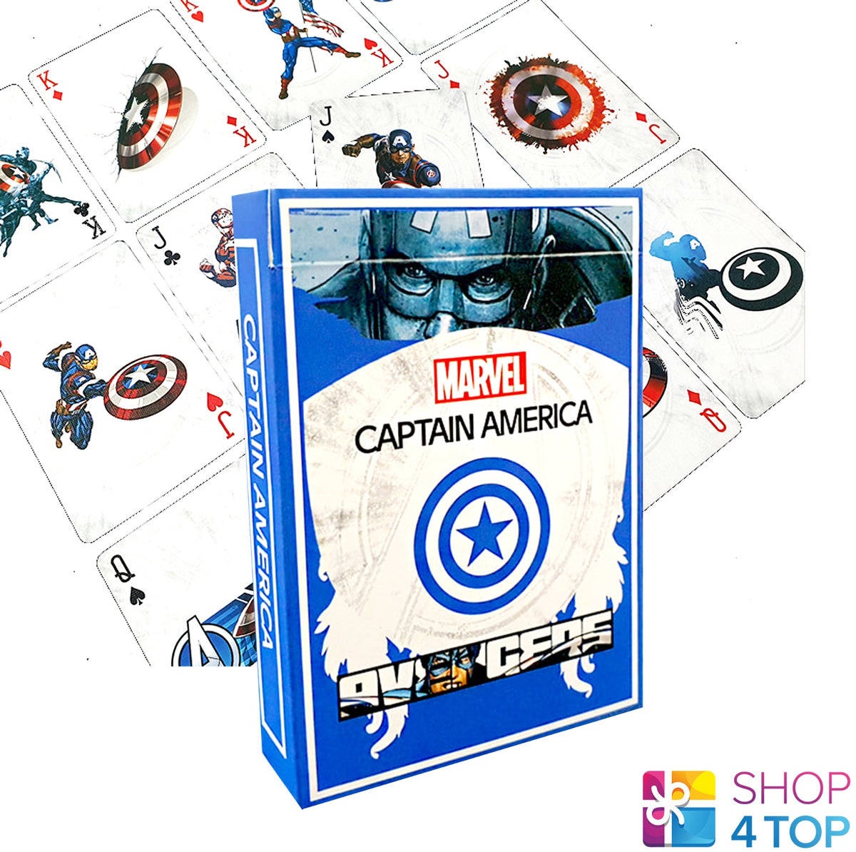 captain america stripper - mazzo di carte - poker e ramino