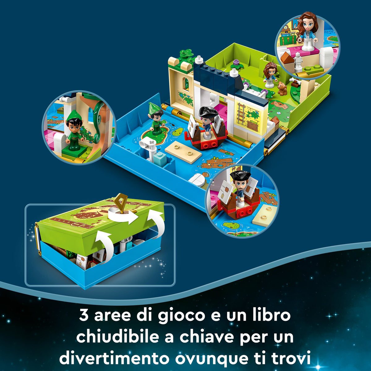 43220 - le avventure nel libro delle fiabe di peter pan e wendy