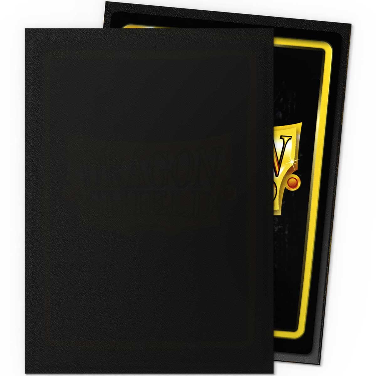 dragon shield standard sleeves - jet matte (100 bustine protettive)