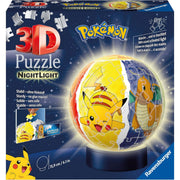 pokémon - nightlamp - puzzle 3d