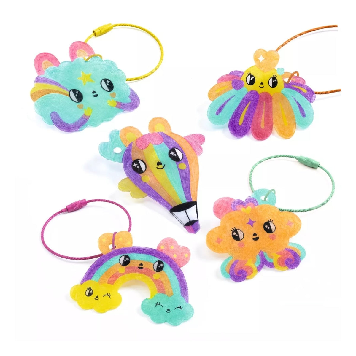 artistic plastic - portachiavi - personaggi kawaii