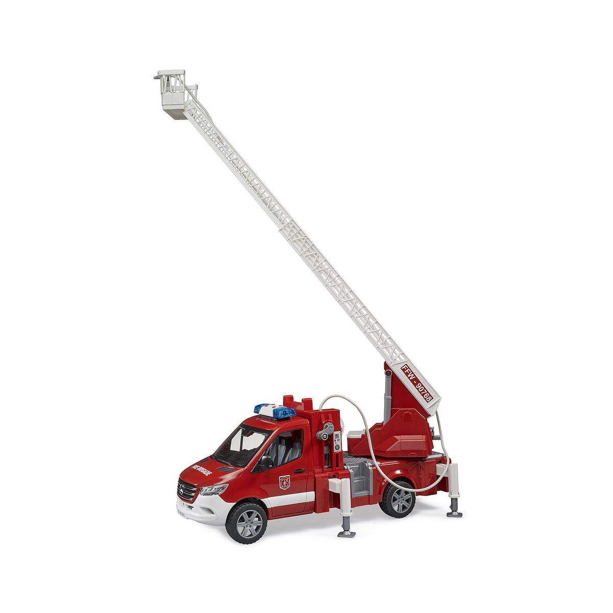 mb sprinter autopompa pompieri con luci e suono