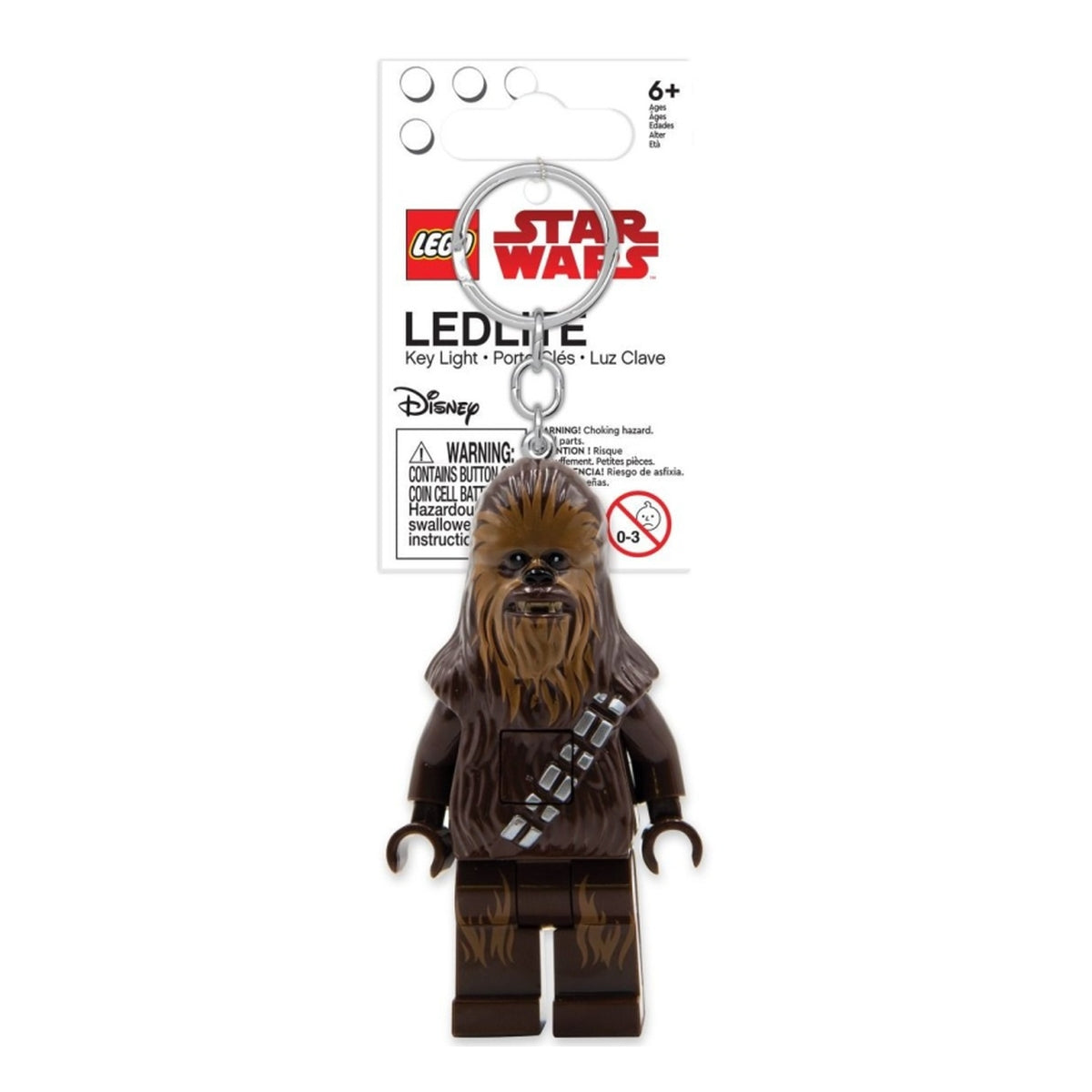 lgl-ke100 - chewbacca - portachiavi con torcia led