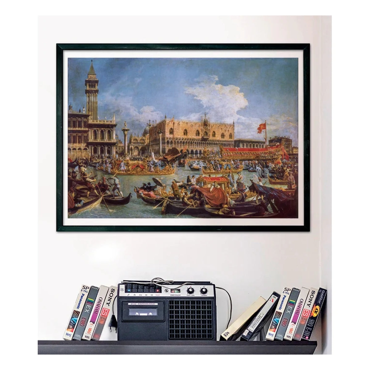 the return of the molo on ascension day (canaletto) - museum collection - puzzle 1000 pezzi