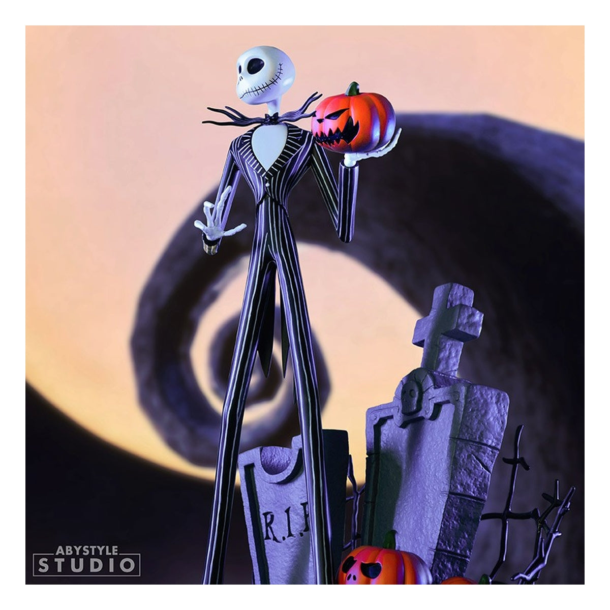 nightmare before christmas - jack skellington - statua 20cm