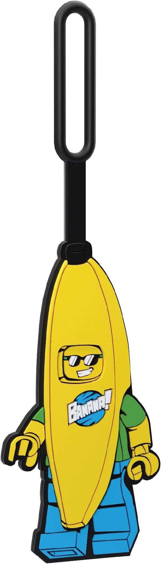 lego bag tag - banana guy