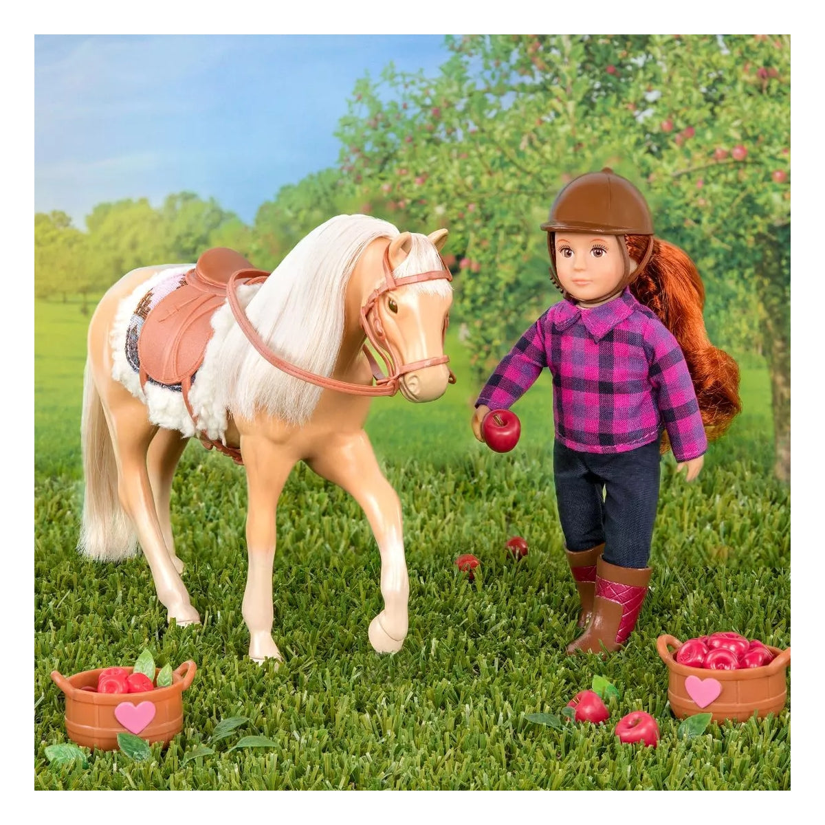 lori - saddle up horse set