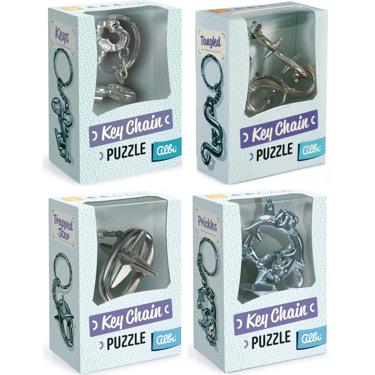 rompicapo key chain puzzle 25cm - modello assortito