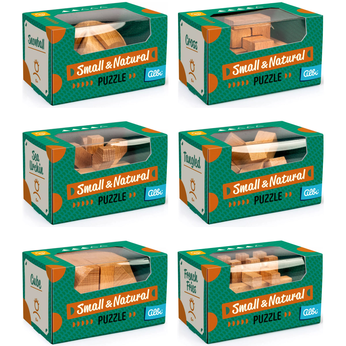 rompicapo small and natural puzzle 25cm - modello assortito