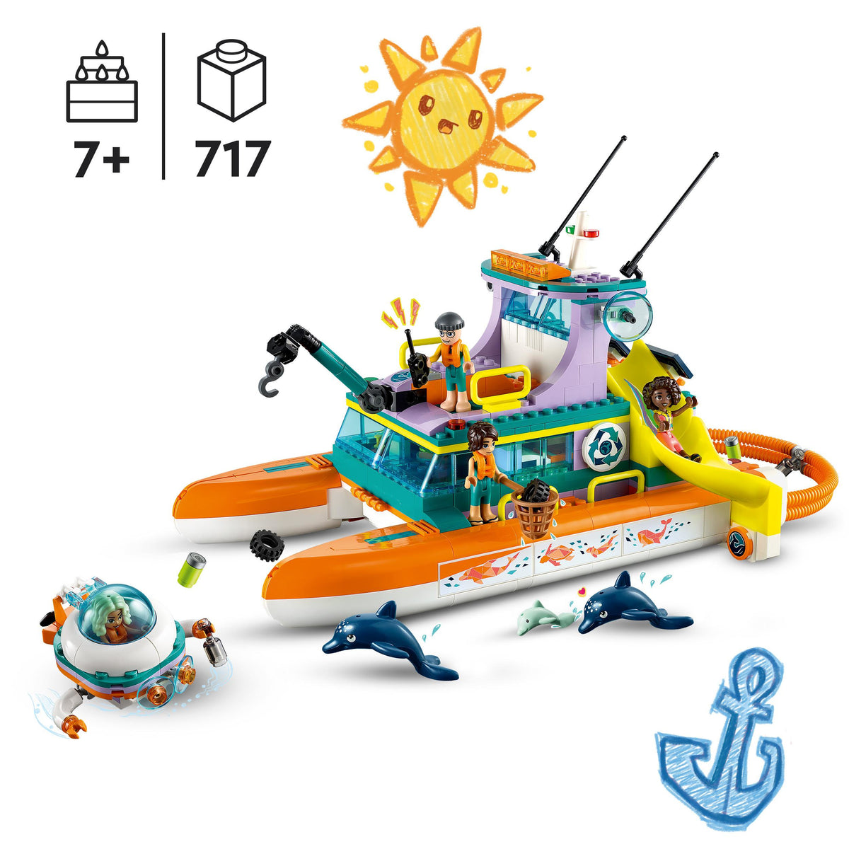 41734 - catamarano di salvataggio