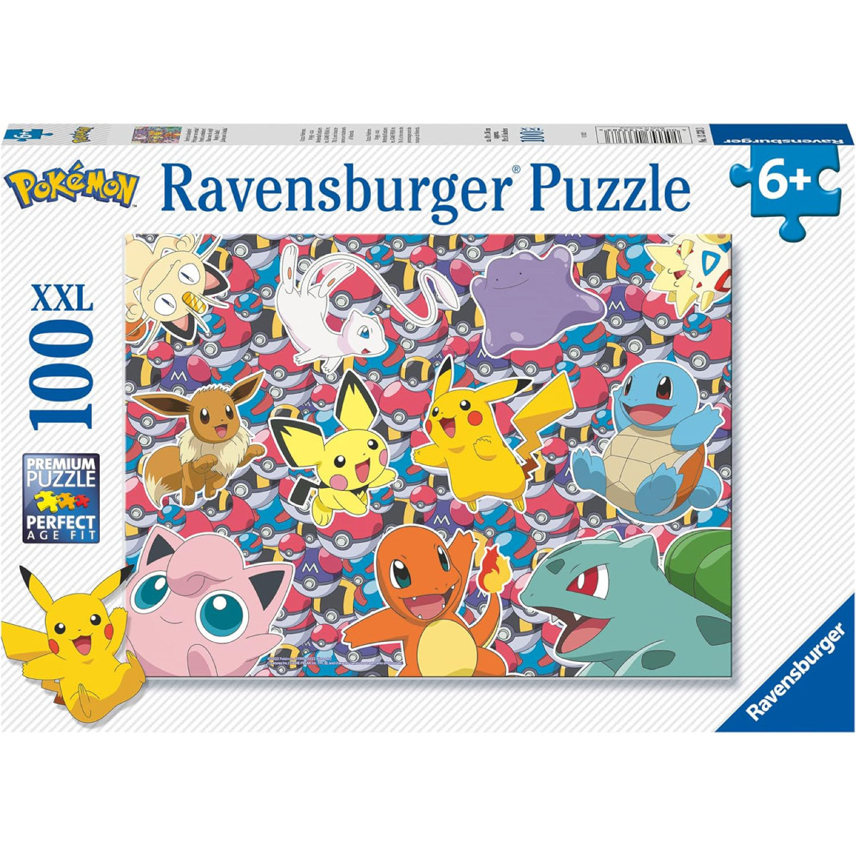 pokémon - puzzle 100 pezzi xxl